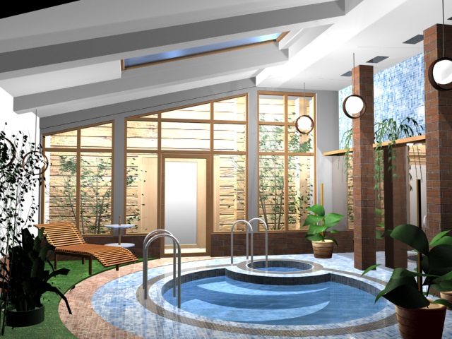 Бассейн интерьер