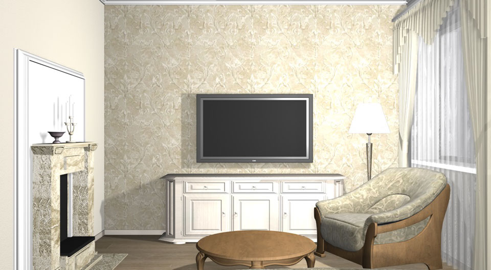 интерьер гостиной