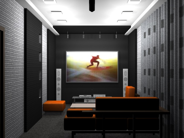 интерьер кинозала