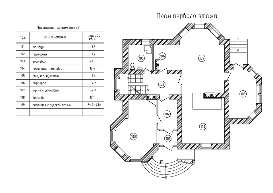 Коттедж проект