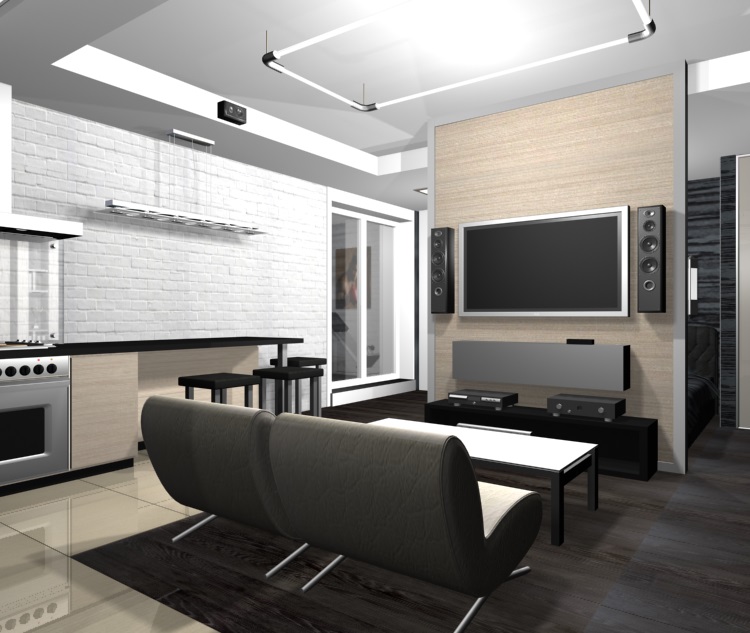 интерьер студии